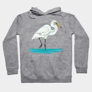 White Heron Hoodie